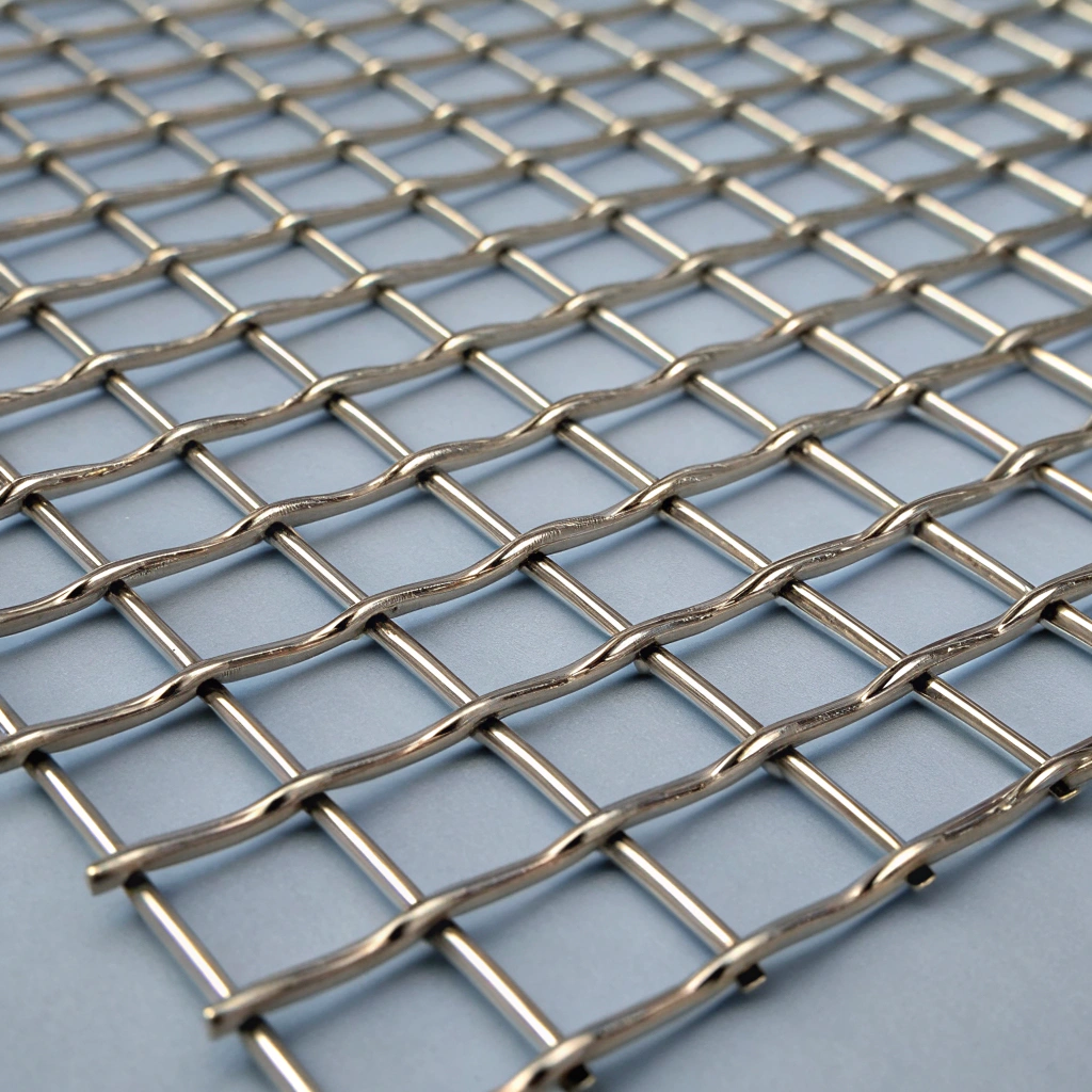 Structural reverse dutch weave wire mesh for continuous polymer filtration