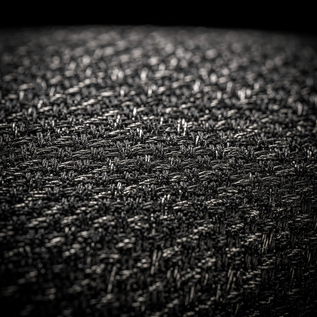 Macrophotography of twilled dutch weave wire filtration cloth