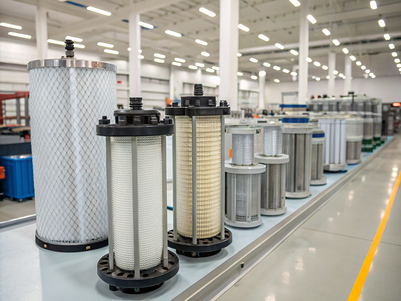 Industrial wire mesh filter screens and panels