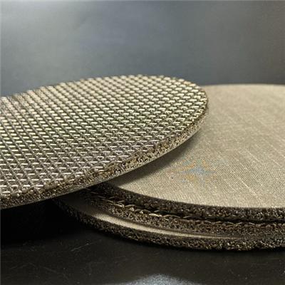 Sintered Dutch Weave Mesh Layer Structure and Diffusion Bonding