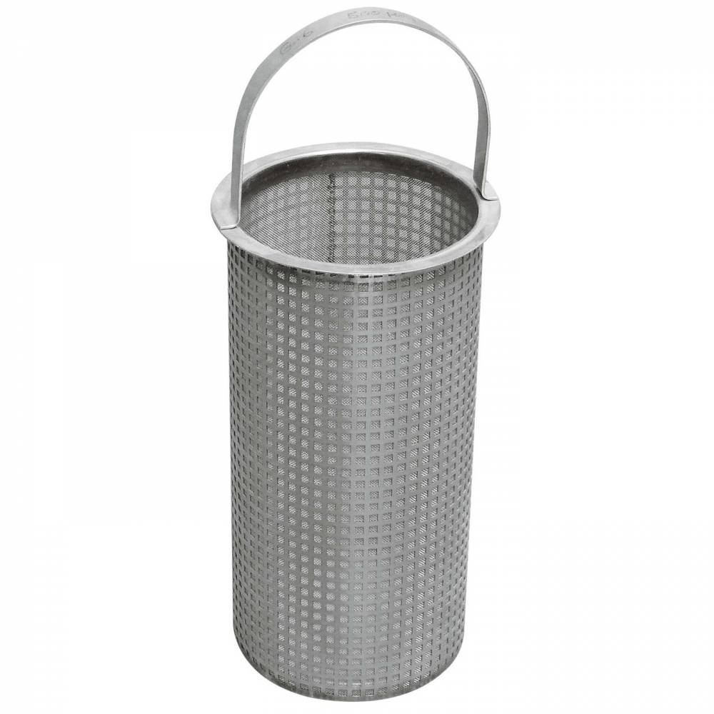 Industrial stainless steel filter baskets and flat plates
