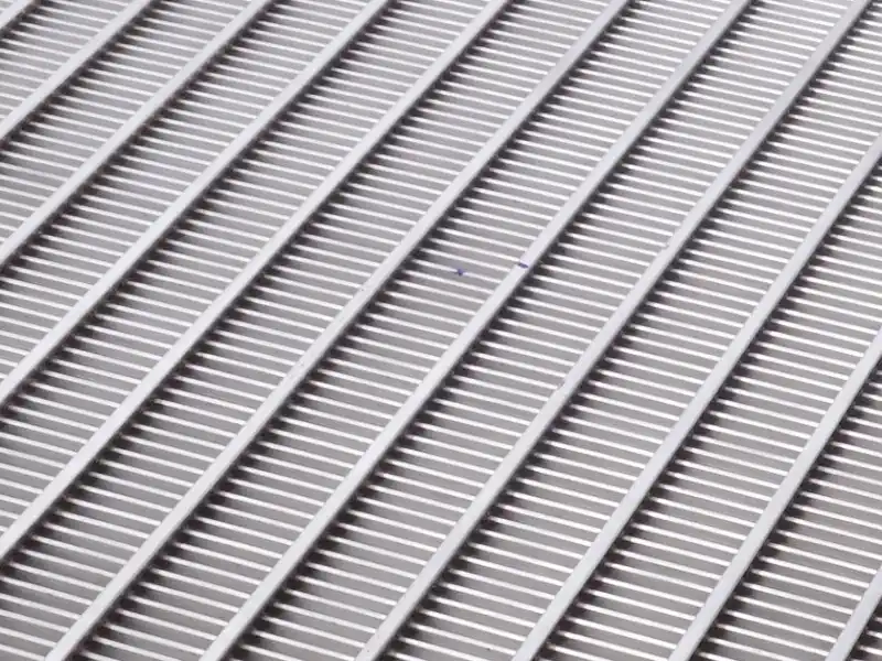 Welded profile wedge wire screen cylinder construction