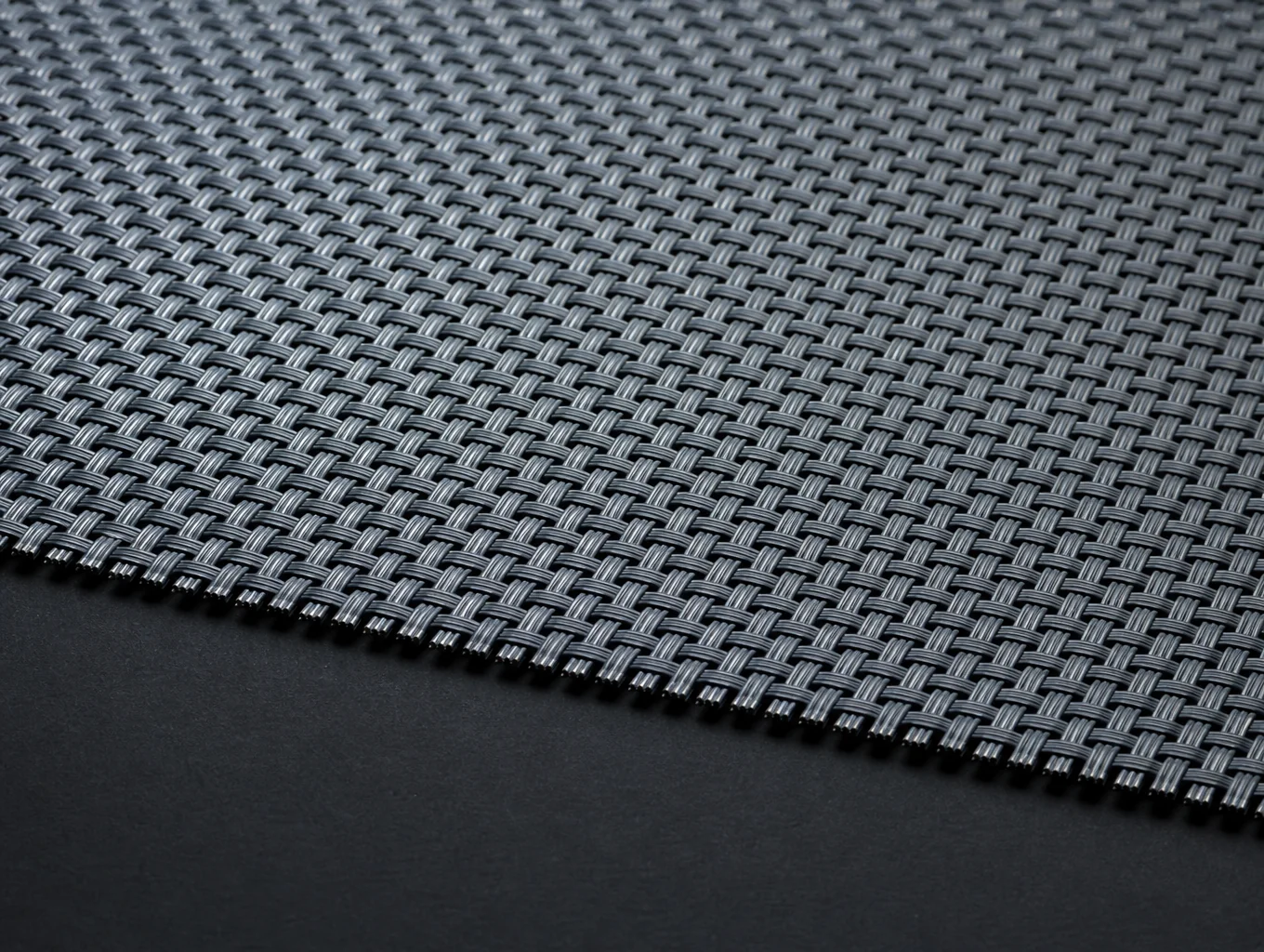 Microscopic view of stainless steel twilled dutch weave liquid filtration mesh