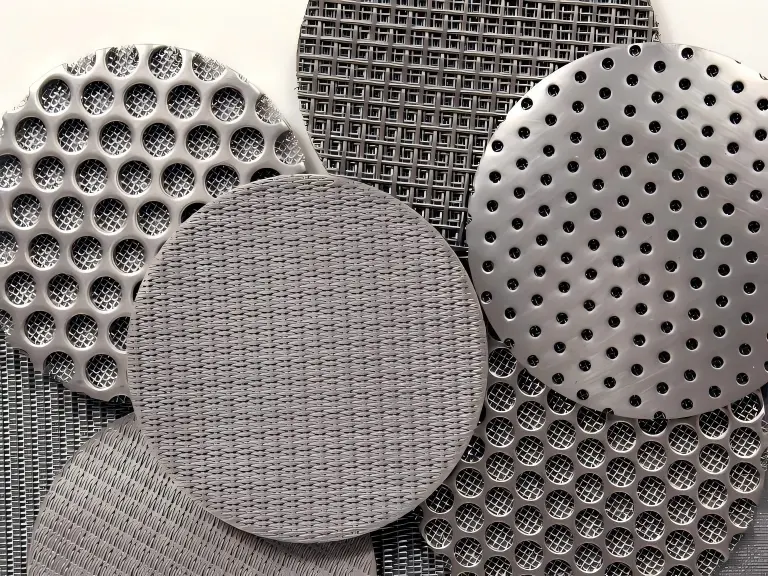 Multi-layer diffusion bonded sintered stainless steel wire mesh plate