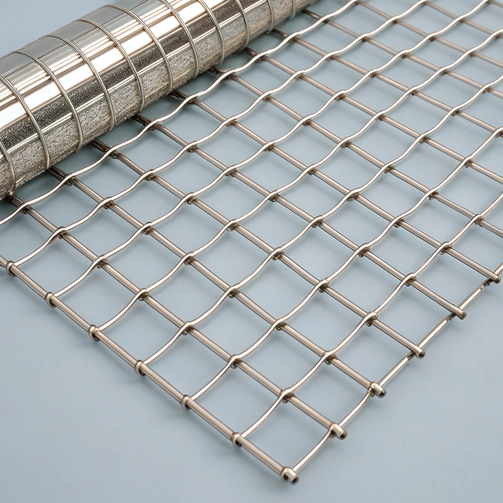 304L precision square weave stainless wire mesh roll