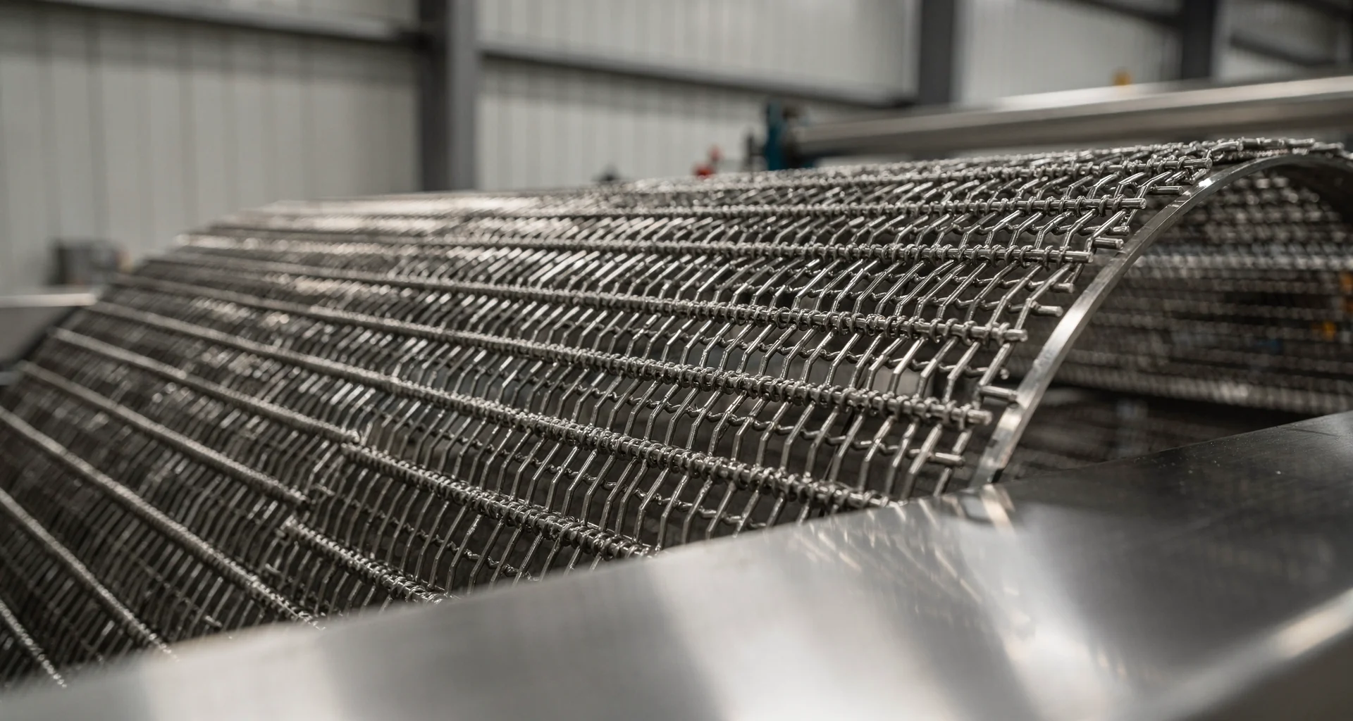 Stainless steel sieve bend screen panel with curved wedge wire